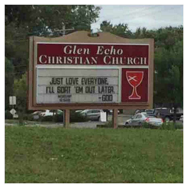 Funny Church Signs Sort