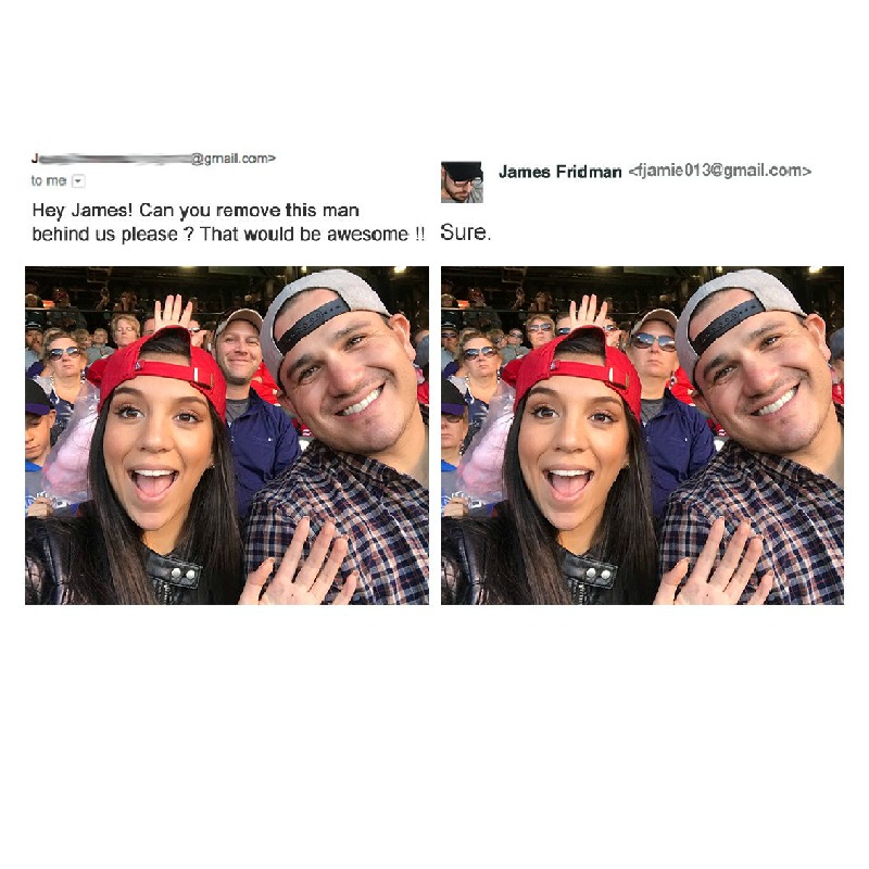 Funny Photoshop Behind