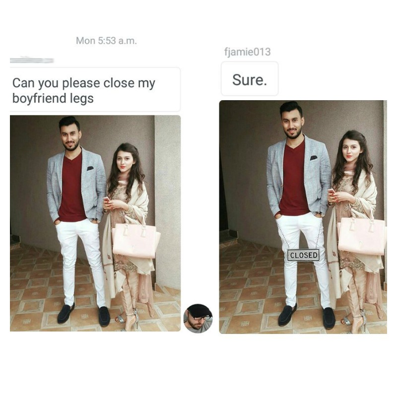Funny Photoshop Close Legs