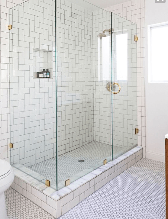 Glass shower door