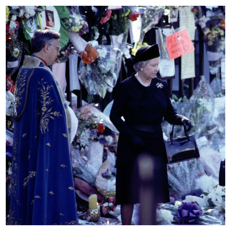 Queen Elizabeth II Princess Diana Funeral
