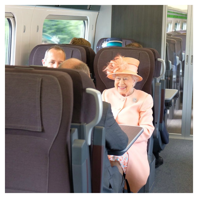 Queen Elizabeth Ii Recreated Train Ride