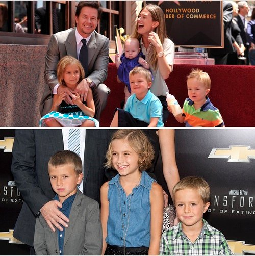 Michael, Ella Rae and Brendan Wahlberg