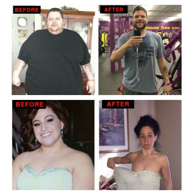 Weight Loss Couple Nearly 600