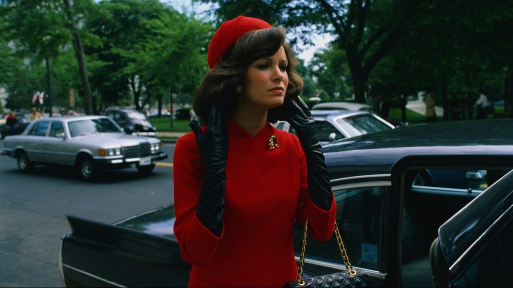 Jaclyn Smith as Jackie Kennedy in The Jacqueline Bouvier Kennedy Story, 1981