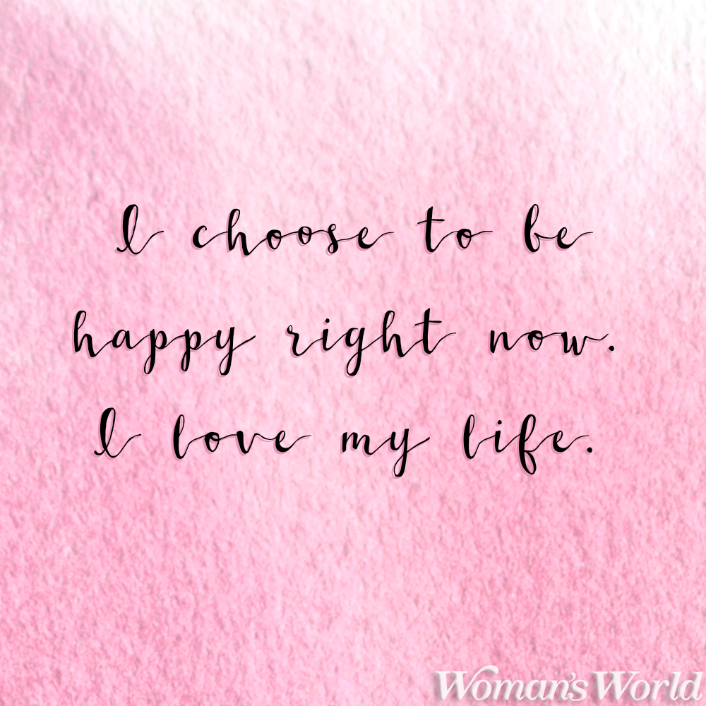 I Choose To Be Happy