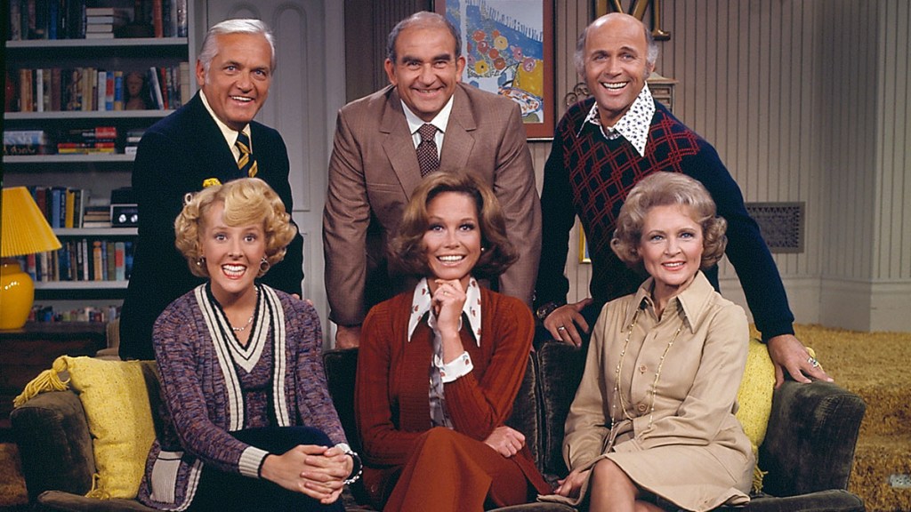 The Mary Tyler Moore Cast circa 1974