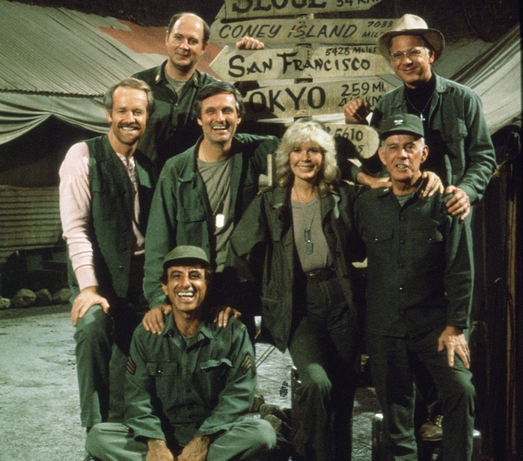 The cast of MASH circa the mid-1970s