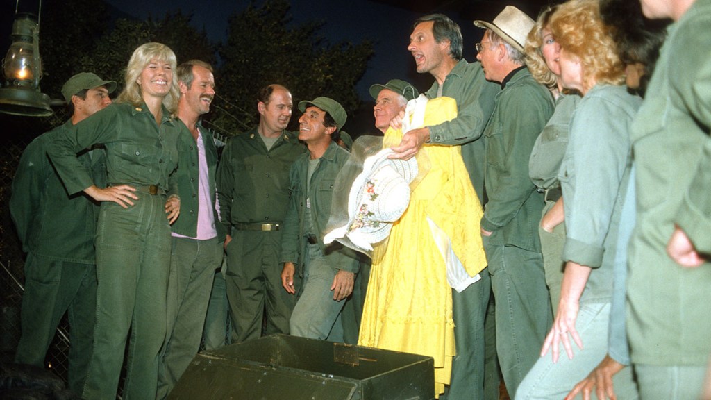 A scene from the last episode of MASH, June 18, 1984