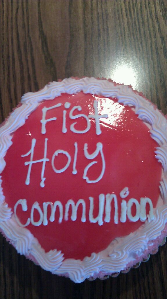 First Communion Cake fail
