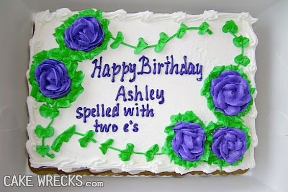 Cake Fail Ashley