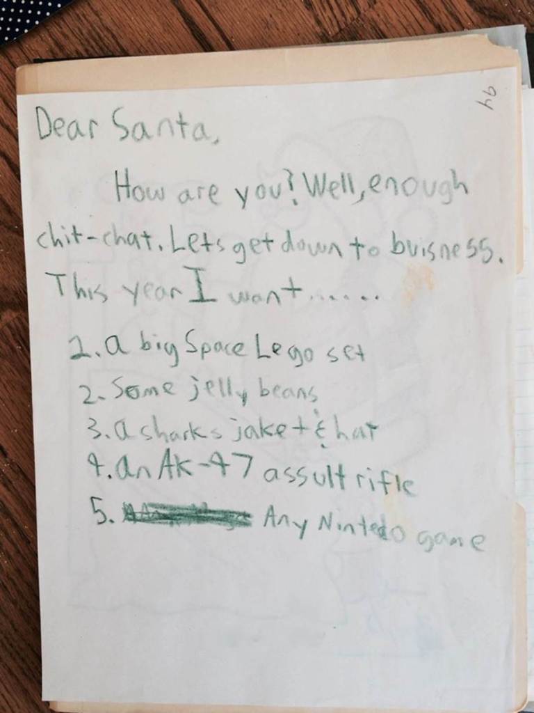 Funny Santa Wish Lists