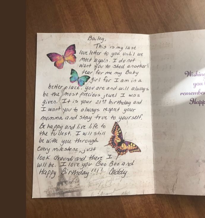 Bailey Sellers Letter