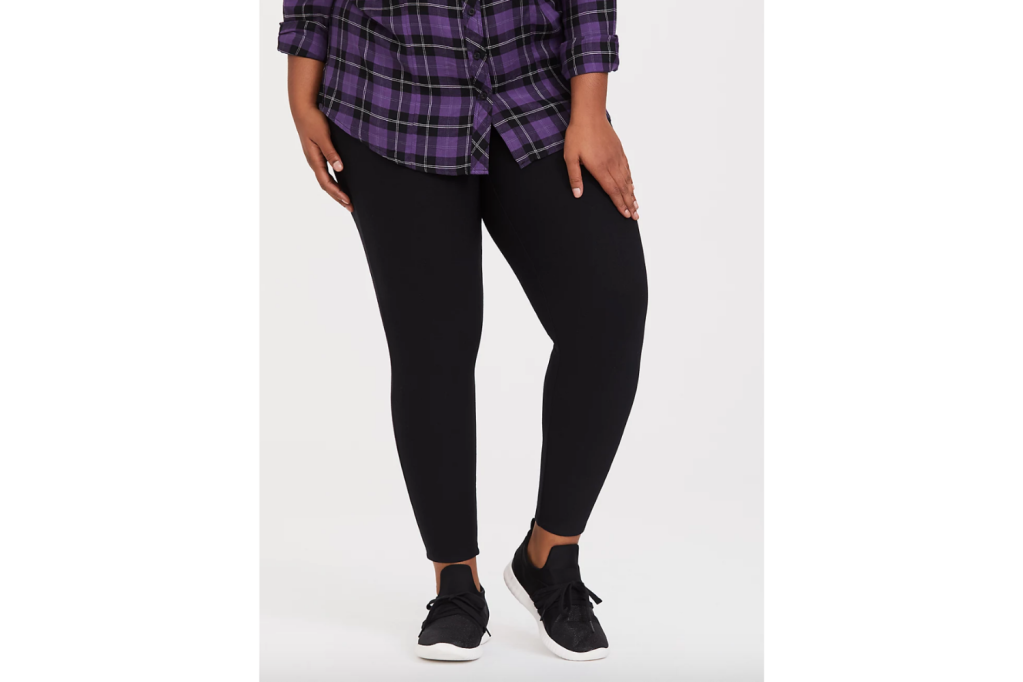 Wine Winter Fleece Lined Plus Leggings
