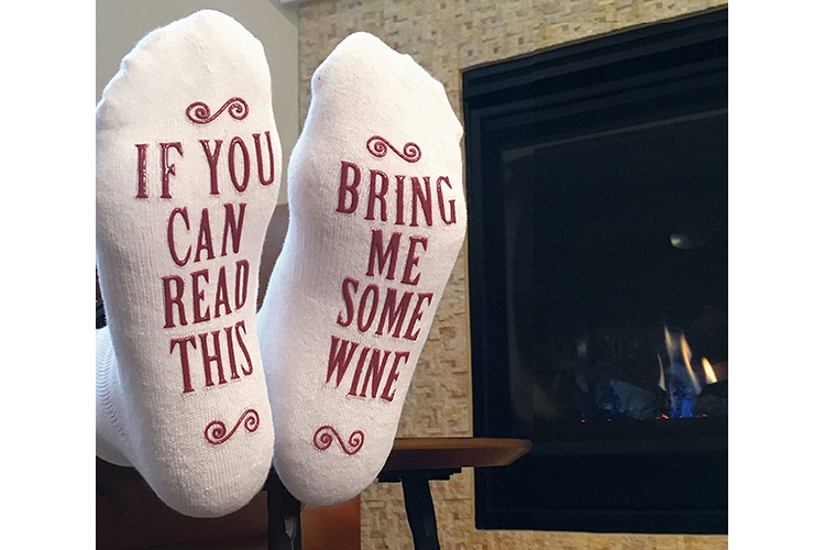 Bring Me Wine Socks