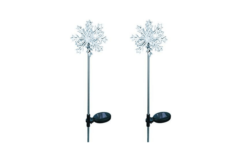 Snowflake Path Lights Best Solar Powered