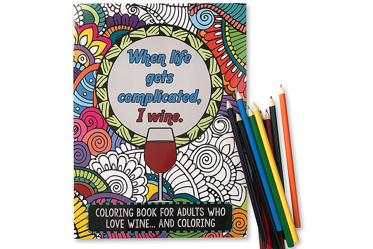 I Wine Coloring Book