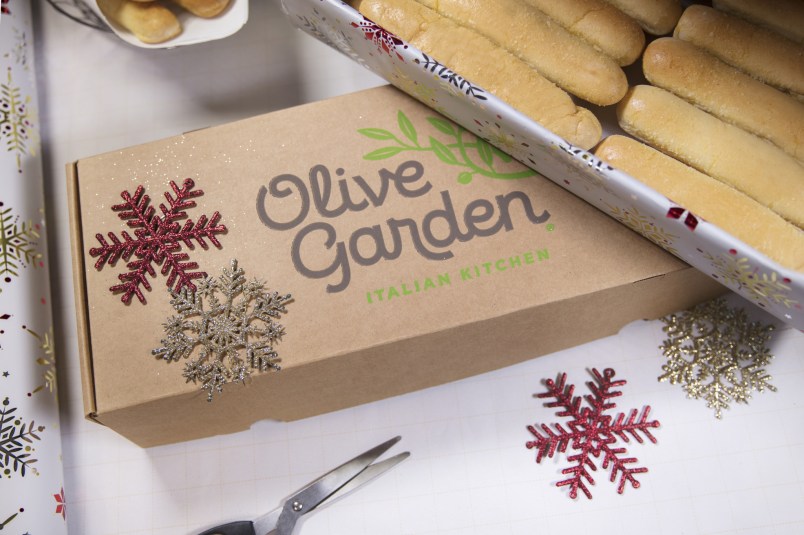 Give The Gift Of Olive Garden Bread Sticks This Christmas