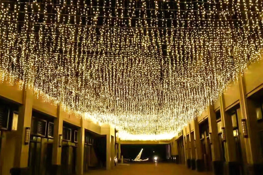 Solar Icicle Lights Christmas