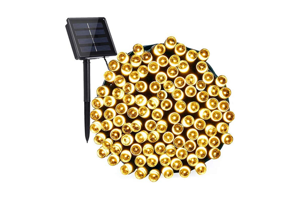 White Fairy Lights Solar Powered