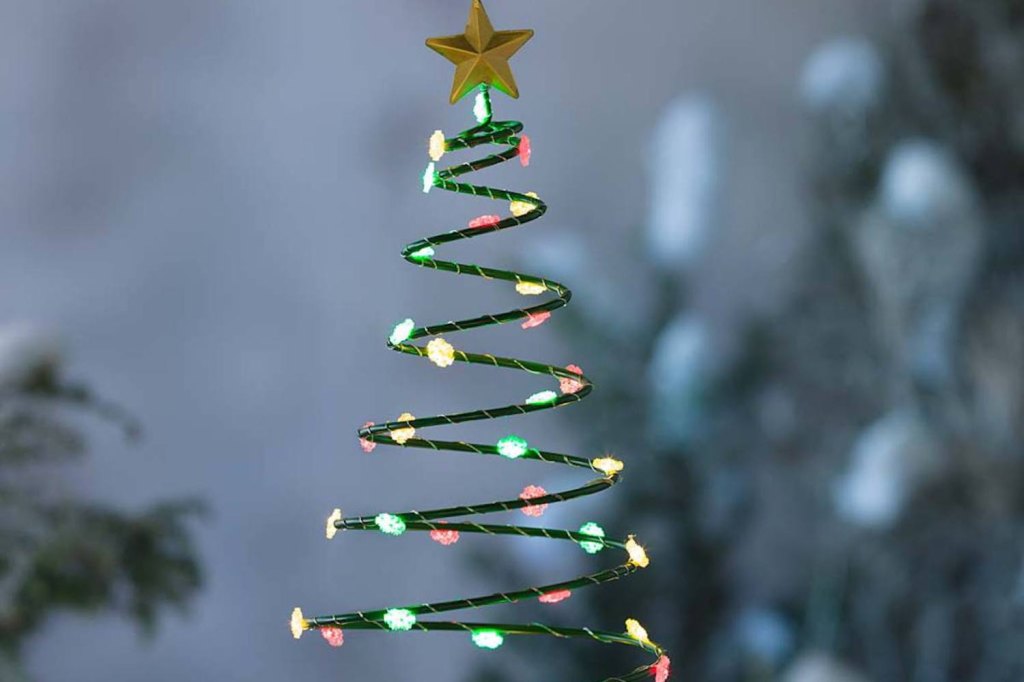 Solar Hanging Christmas Tree