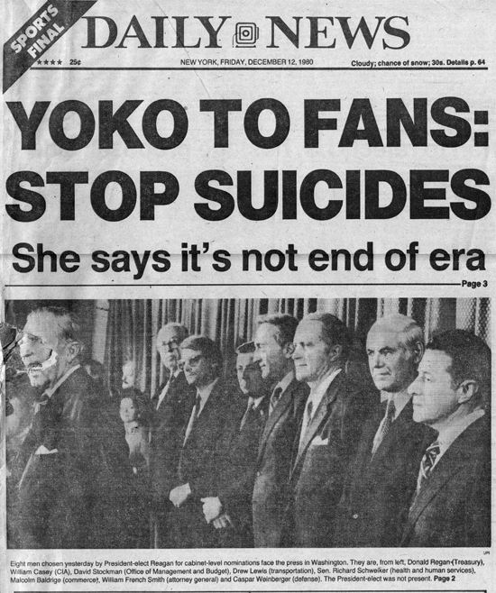 lennon - newspaper