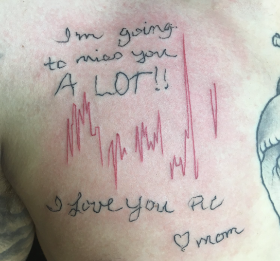 Man Gets Meaningful Tattoo After the Death of His Mother