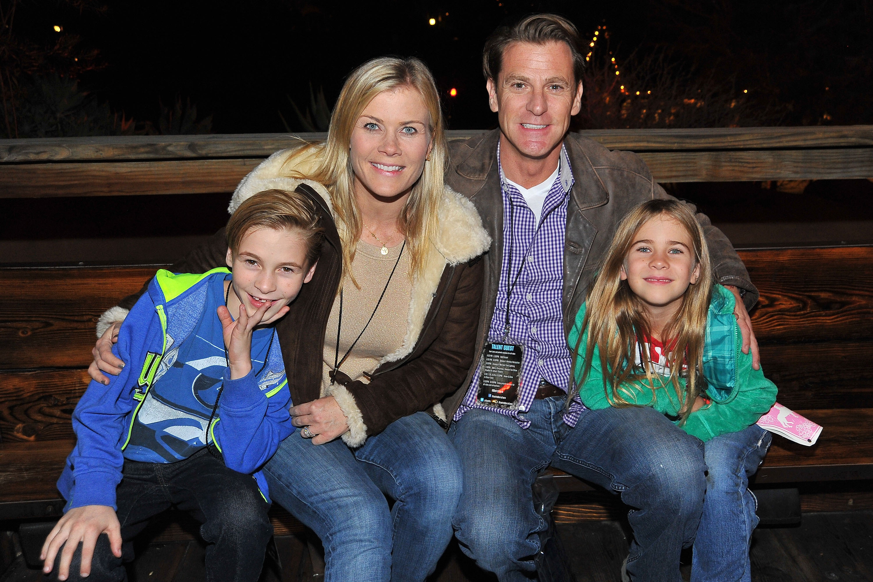 Alison Sweeney Family Getty Images