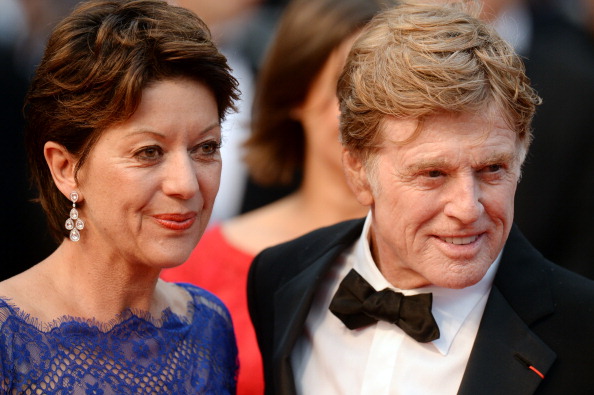 Robert Redford and his wife Getty Images