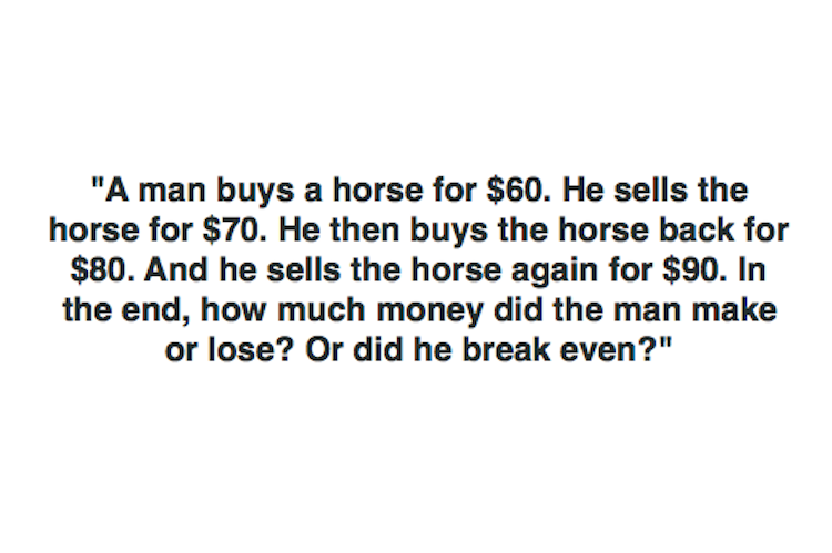 horse math riddles