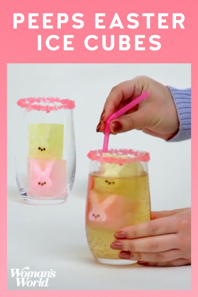 Peeps Easter Crafts Ice Cubes
