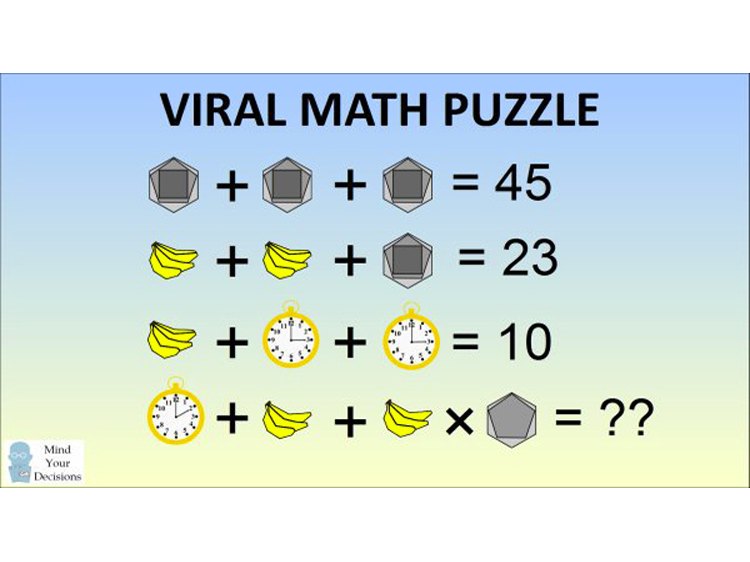 Deceptively Difficult Math Problem Is Driving Us Bananas