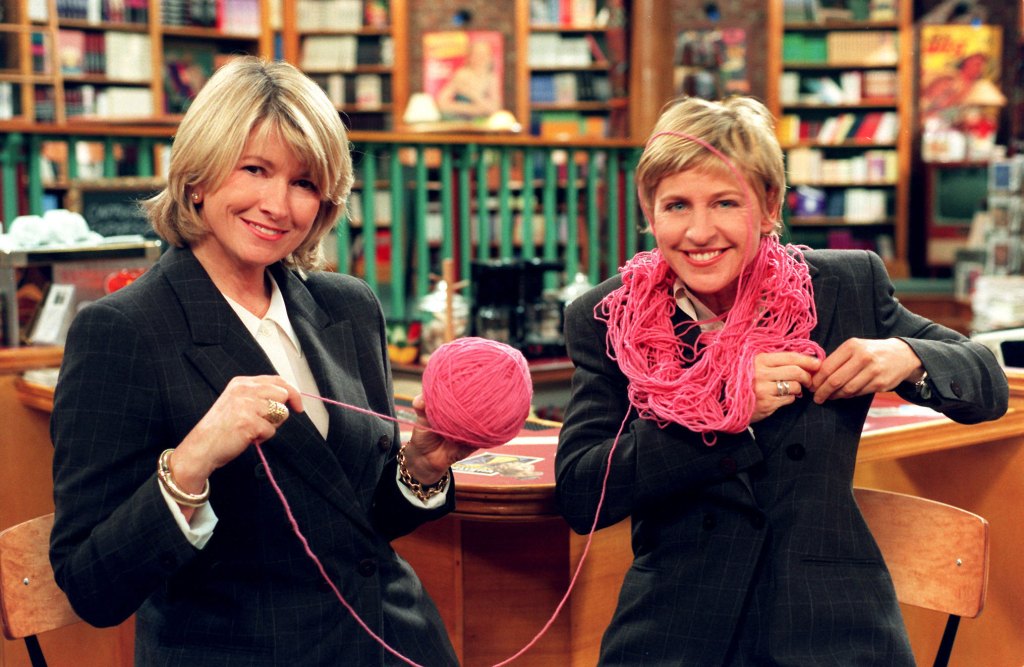 Martha Stewart and Ellen Degeneres, 90's
