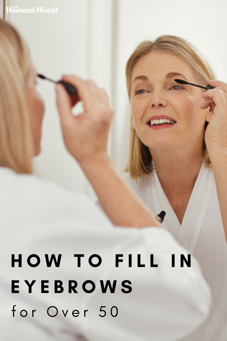 how to fill in eyebrows over 50 pin
