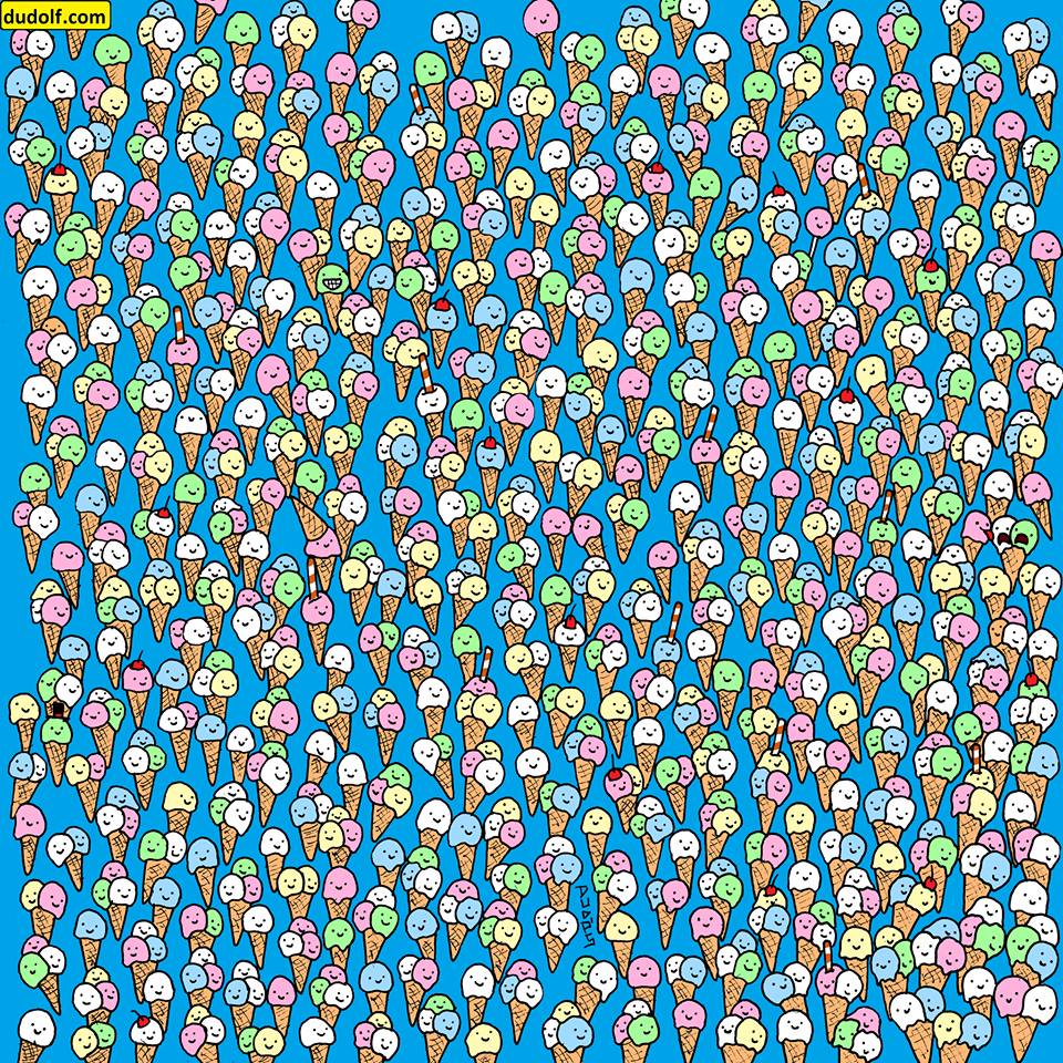 lollipop in ice cream puzzle