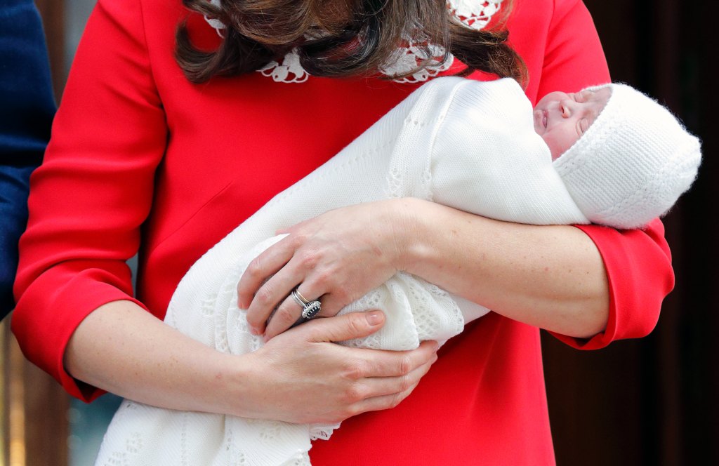 prince louis in kate middleton's arms
