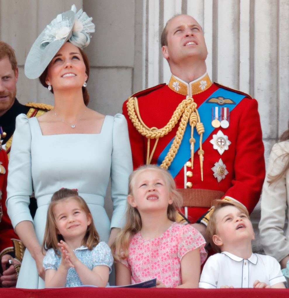 Kate Middleton Trooping Of The Colour 2018 Prince George Princess Charlotte