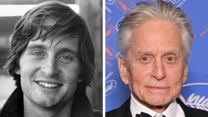 Michael Douglas in 1969 and 2023