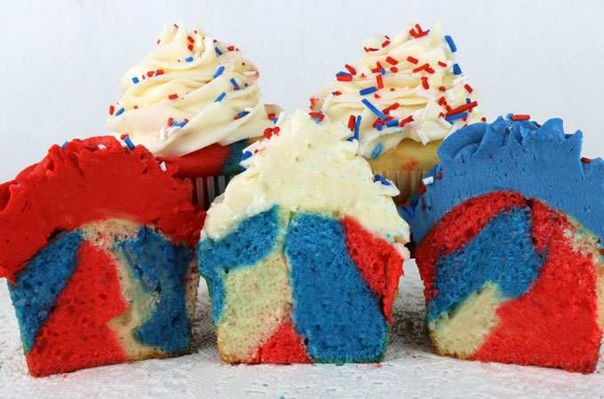 Fourth Of July Cupcakes Two Sisters Crafting