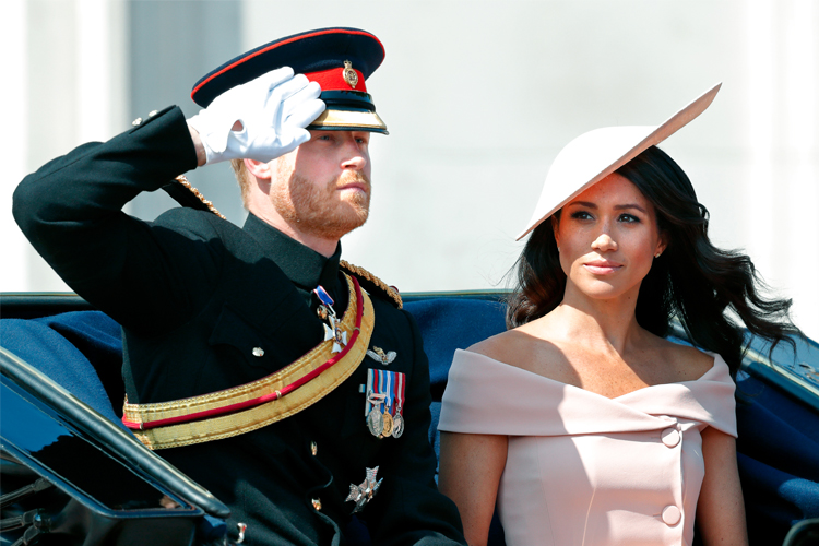 Meghan Markle Prince Harry Breaking Royal Protcol Trooping The Color 2018