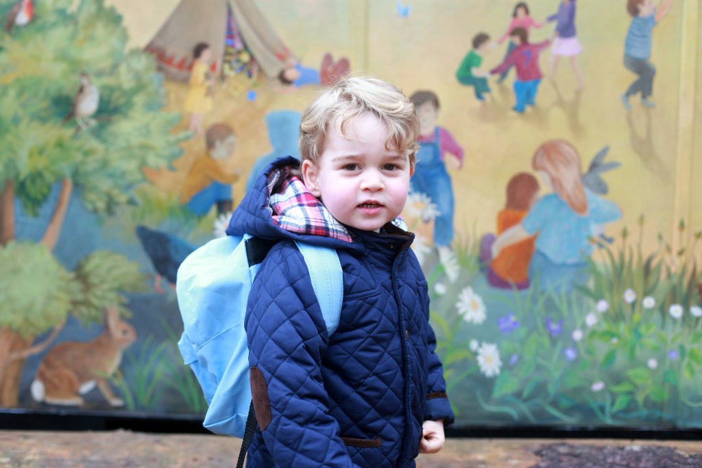 Prince George First Day Of Nursery School