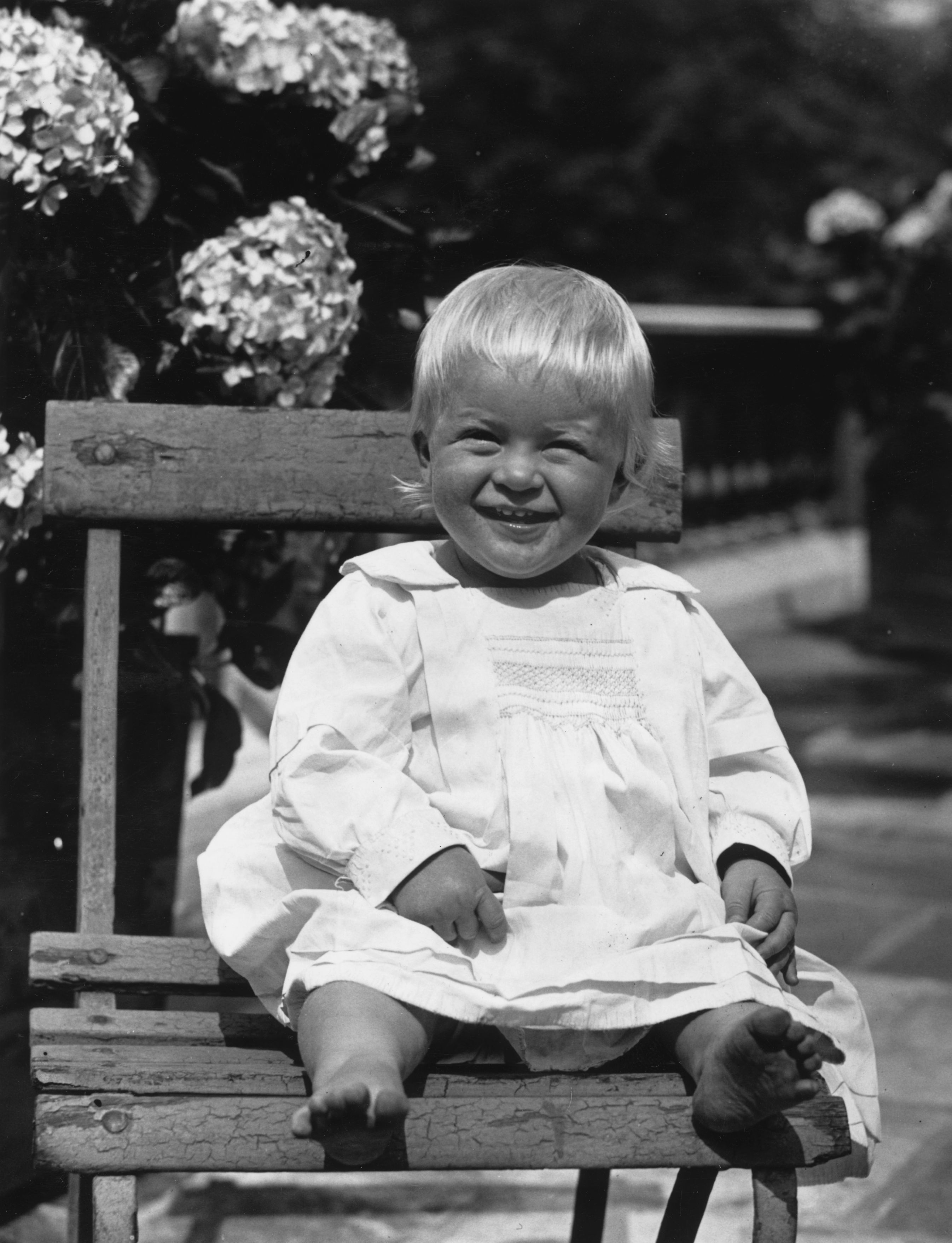 Prince Philip as a baby