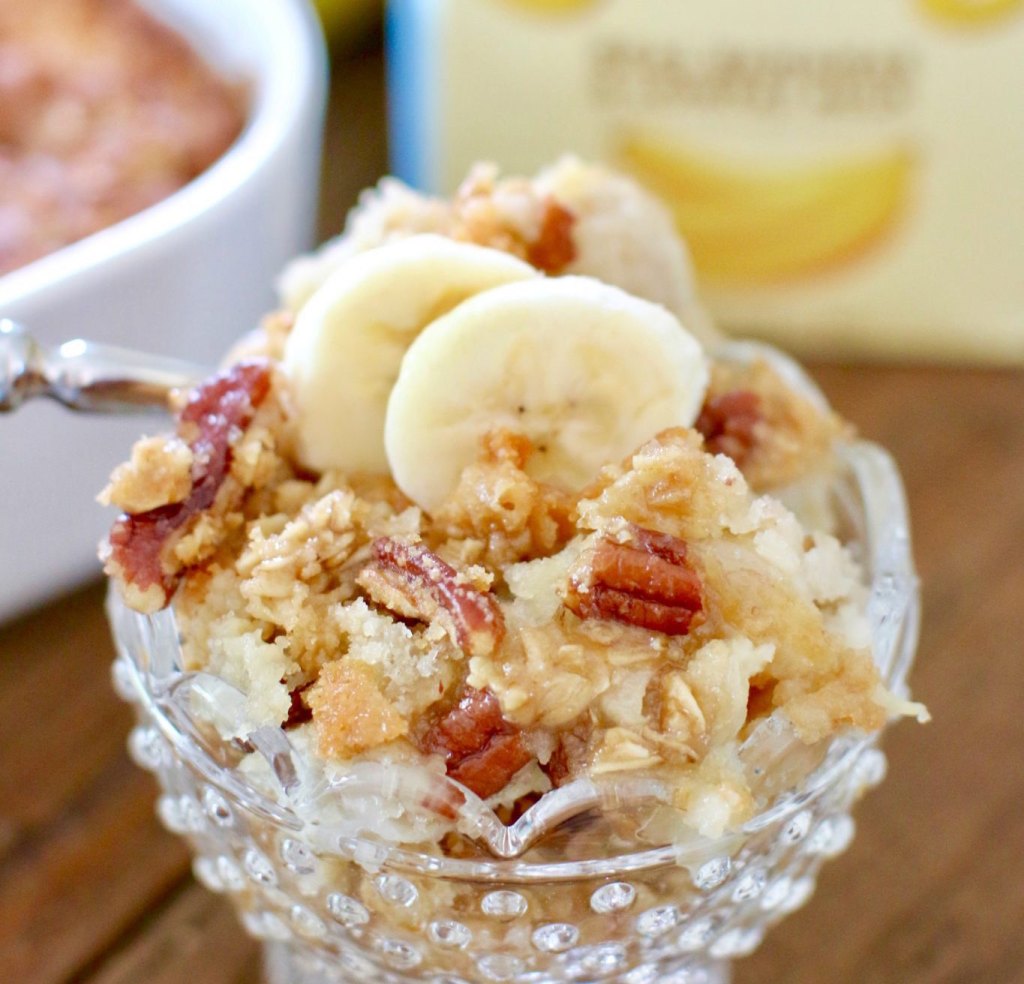 Easy Banana Bread Cobbler