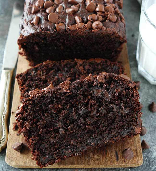 Easy Banana Bread Double Chocolate