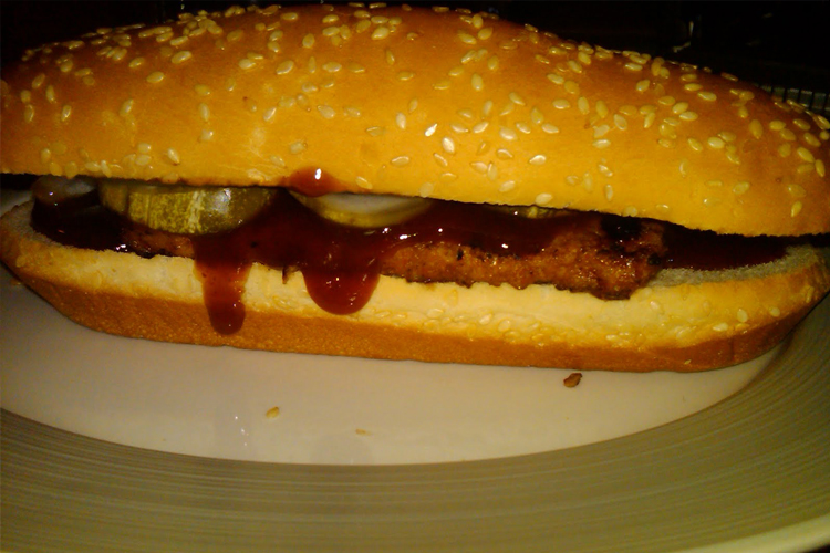 Homemade Mcrib
