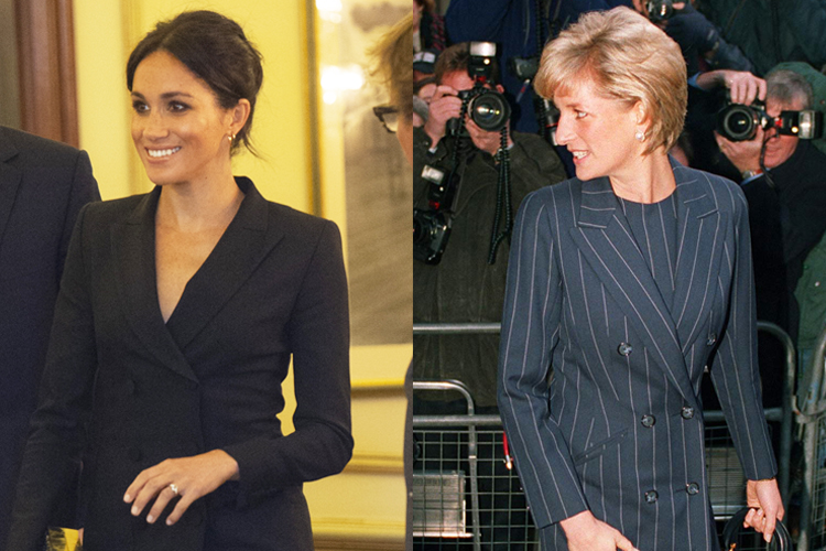 Meghan Markle Princess Diana Tuxedo