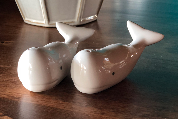 Salt And Pepper Shakers Cute Whales