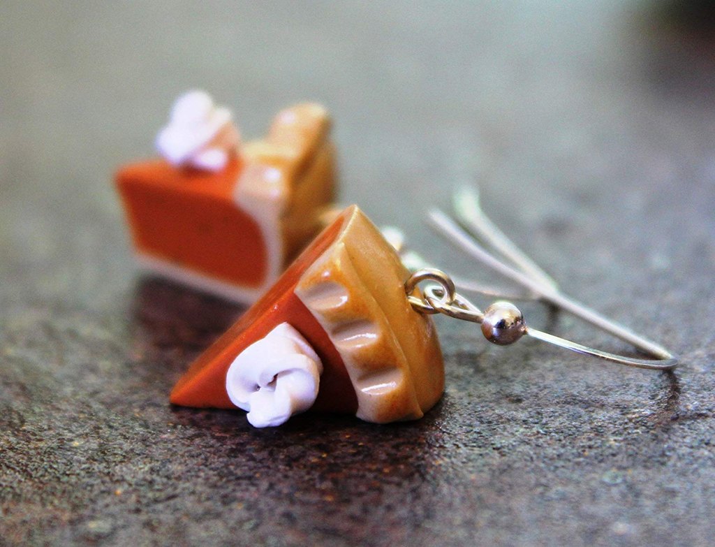 pumpkin pie earrings