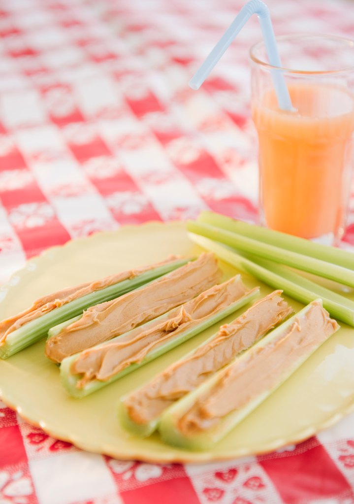 keto diet celery and peanut butter