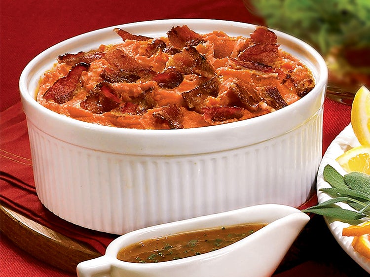 Sweet Potatoes with Candied-Bacon